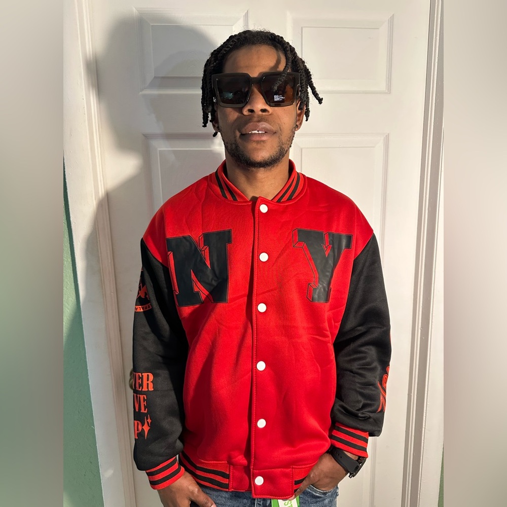 RED AND BLACK JACKETS VERY COMFY…